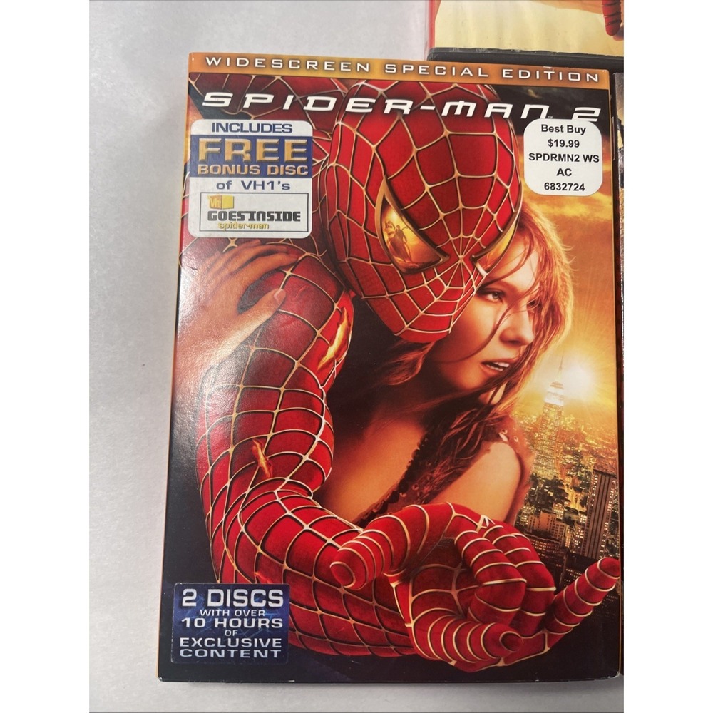 Spider-Man Trilogy 1 2 3 Wide Screen Special Edition 3 DVD Tobey Maguire - Picture 3 of 9